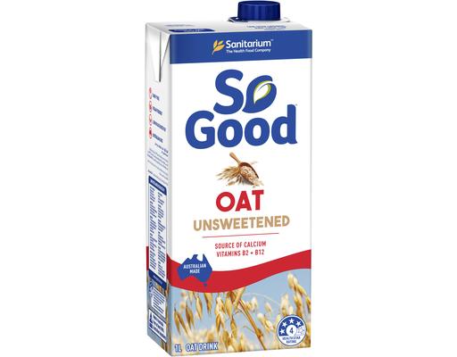 So Good Oat Milk Unsweetened Sanitarium