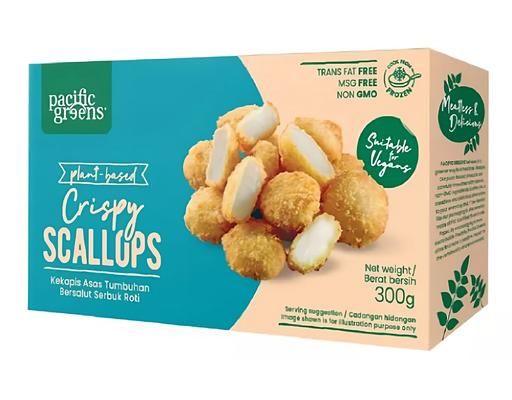 Plant Based Par Fried Crispy Scallops Pacific Greens