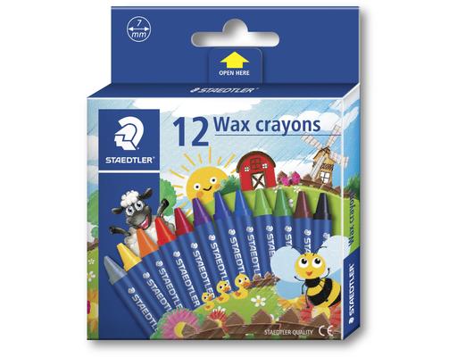 Wax Crayon 12 Colours (2200 NC12 02) Staedtler