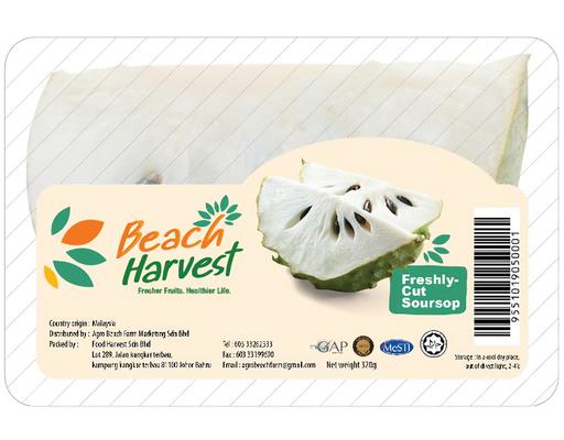 Freshly - Cut Soursop (1 Pack) Beach Harvest