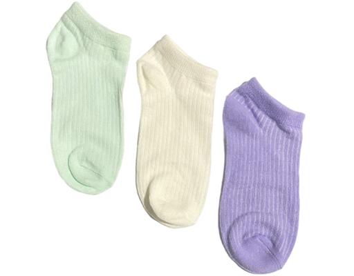 3 In 1 Ankle Socks (LS004) Scarlet
