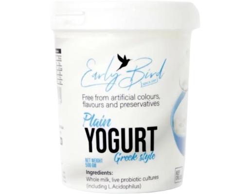 Greek Style Plain Yogurt Early Bird