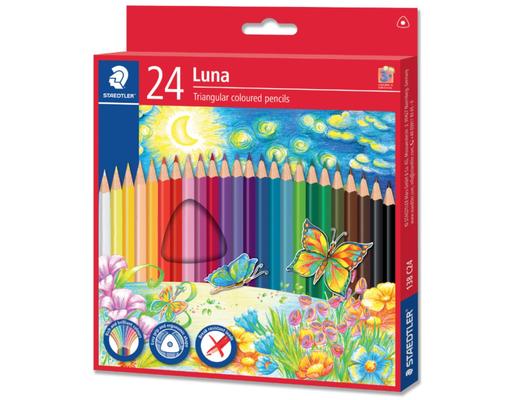 Luna Triangular Coloured Pencils Steadtler