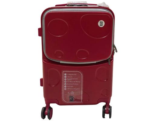 ABS PC Semi Open Luggage 20" Maroon Gallivant