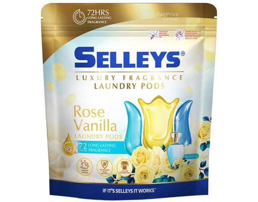 Luxury Fragrance Laundry Pods Rose Vanilla Refill Selleys