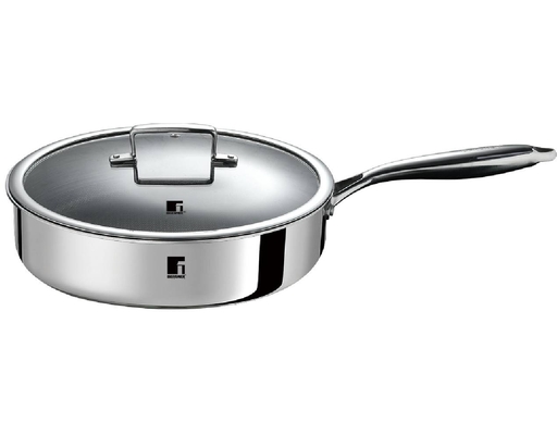 Bluesteel Deep Frypan Induction With Lid Bergner