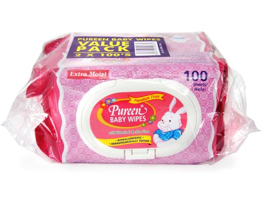 Baby Wipes (Pink) Pureen