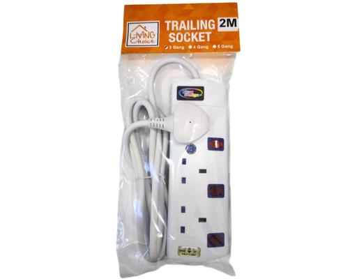 Extension Wire White With Neon 3 Gang Living Choice