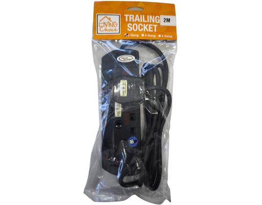 Extension Wire Black With Neon 3 Gang Living Choice