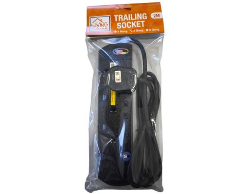Extension Wire Black With Neon 4 Gang Living Choice