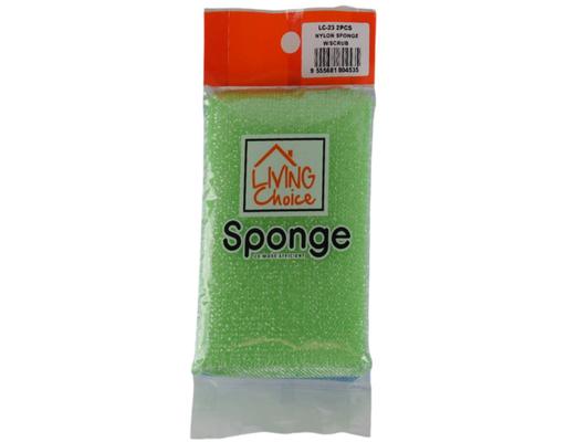 Nylon Sponge With Scrub Living Choice