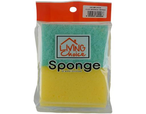 Clip Sponge With Pad Living Choice