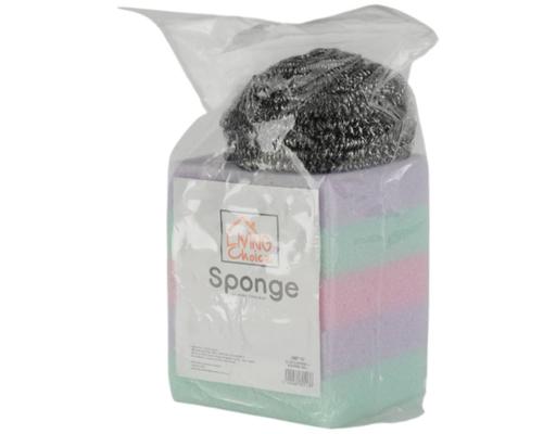 Sponge And Scouring Ball (ABP-10) Living Choice