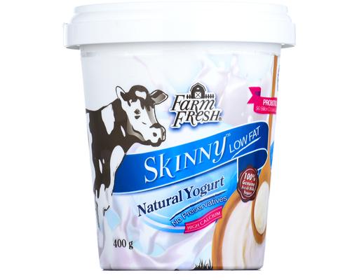 Natural Yogurt Skinny Low Fat Farm Fresh