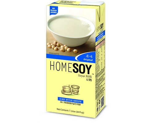 Soya Milk No Sugar Added Homesoy