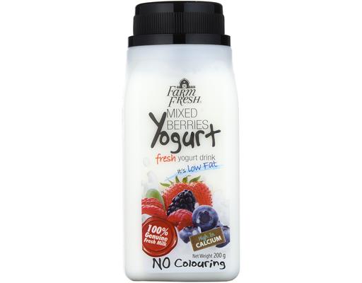 Yogurt Drink Mixed Berries Farm Fresh