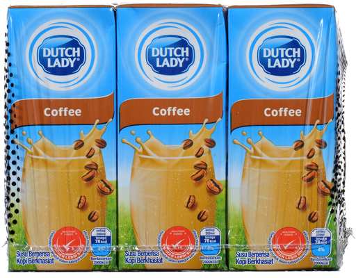 UHT Pure Farm Coffee Milk Dutch Lady