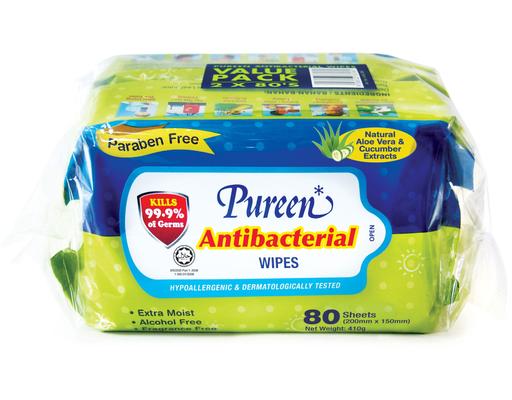 Antibacterial Wipes Pureen