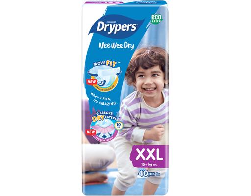 Wee Wee Dry Mega Pack XXL40 Drypers