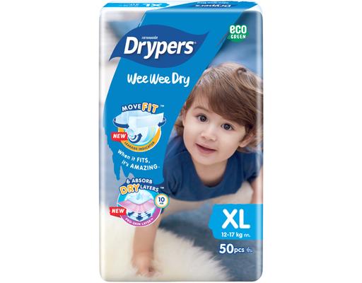 Wee Wee Dry Mega Pack XL50 Drypers