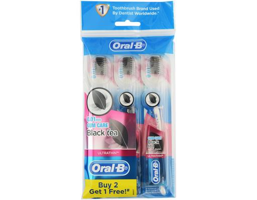 Toothbrush Ultrathin Gum Care Black Tea Oral-B