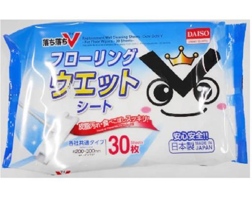 Floor Wipes Replacement Wet Sheet Ochi V Daiso
