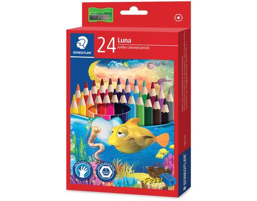 Luna Jumbo Watercolour Pencil 24 Colurs (139 C24) Staedtler
