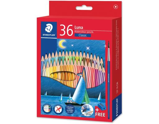 Luna Watercolour Pencil 36 Colours (137 10 C36) Staedtler