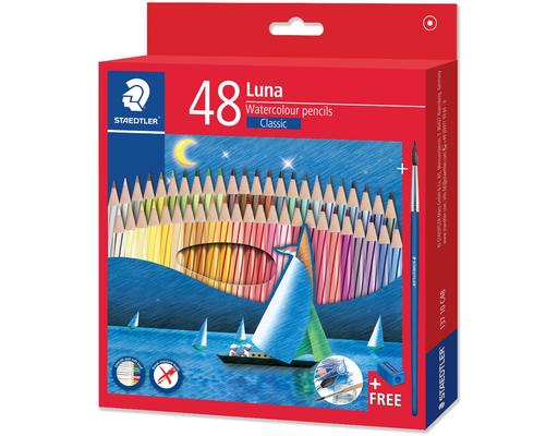 Luna Watercolour Pencil 48 Colours (137 10 C48) Staedtler
