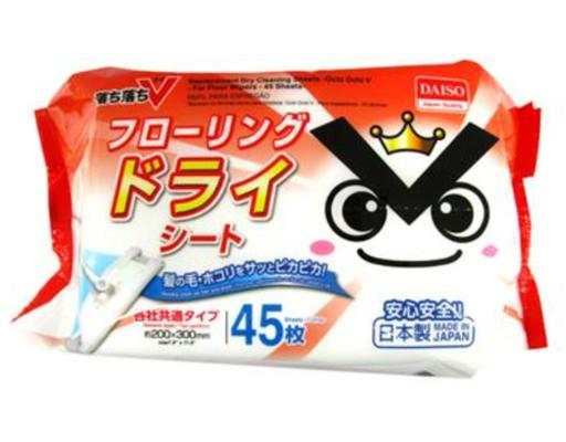 Floor Wipes Replacement Dry Sheet Ochi V Daiso