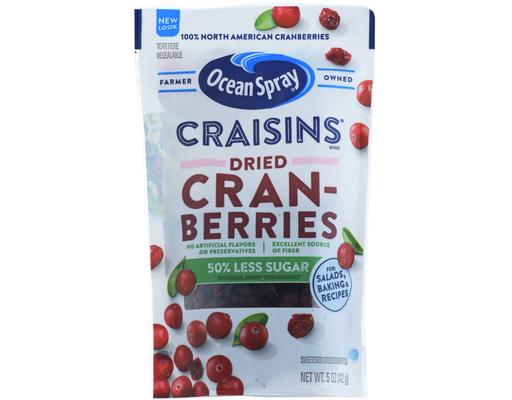 Craisins 50% Less Sugar Ocean Spray