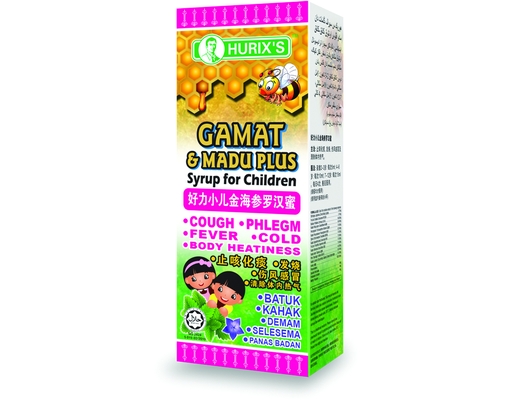 Gamat And Madu Plus Syrup For Children Hurix's