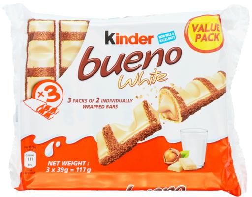 Bueno T6 White Flow Pack Kinder