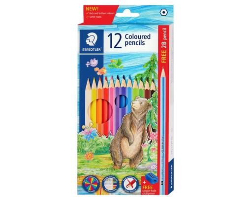 Coloured Pencil 12 Colours (143 C12P) Staedtler