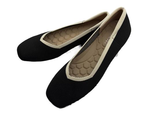Ladies Knitted Mary Jane Black The Good Shoes