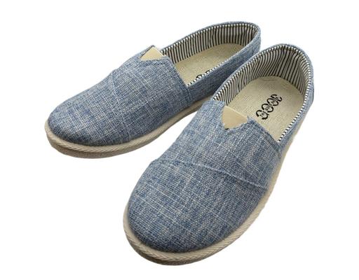 Ladies Soft Canvas Travel Shoes Light Blue The Good Shoes